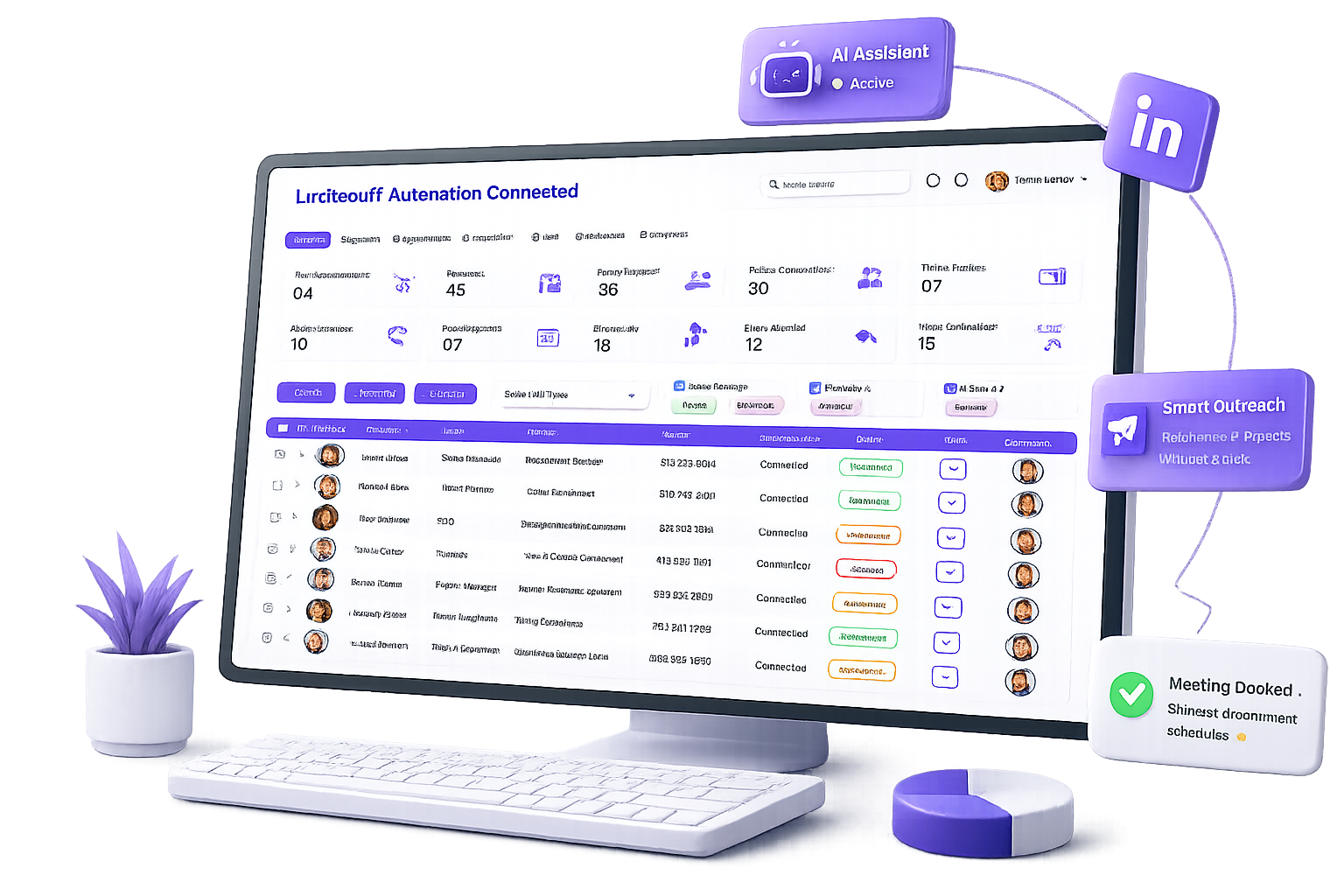 Franstorm AI LinkedIn automation dashboard