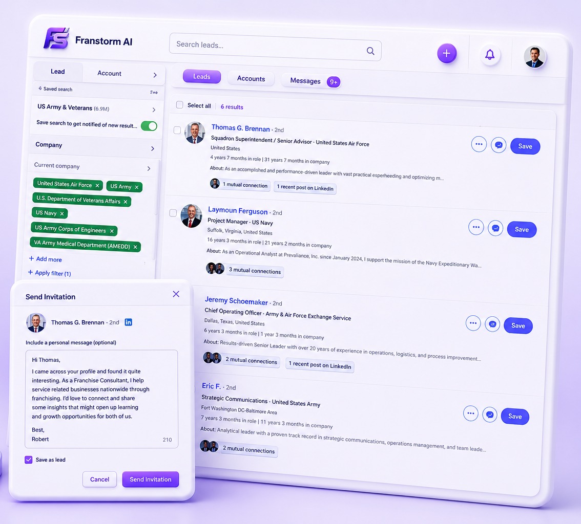 AI connecting to people graphic