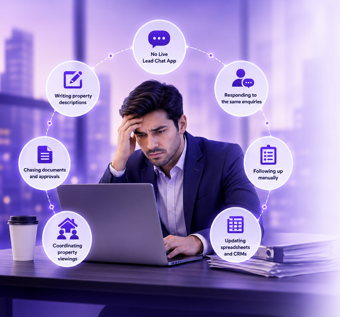 Agent overwhelmed with admin work